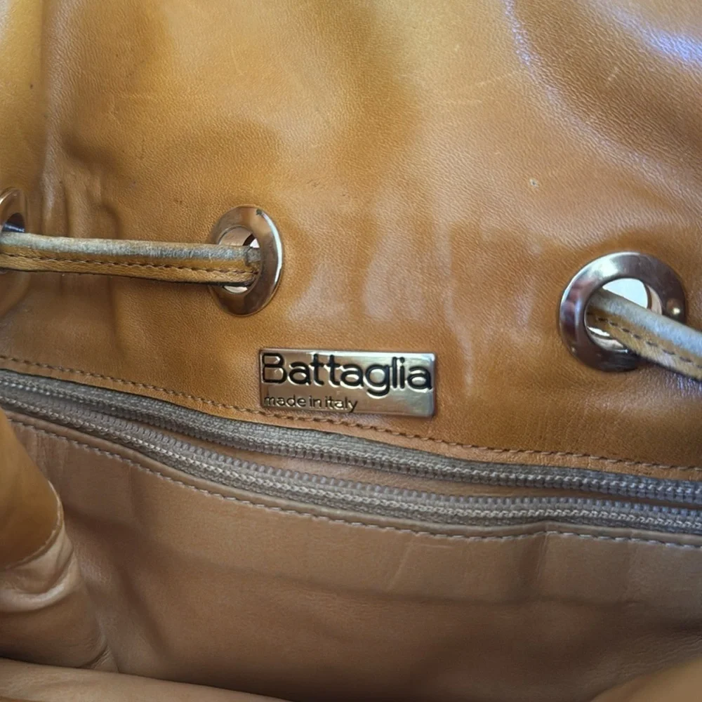 Battaglia Italy Leather Hobo